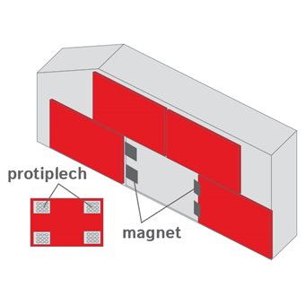 Uchwyt z magnesem do glazury